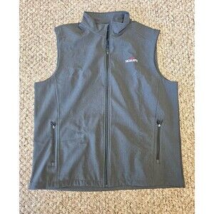 Port Authority Vest Mohawk XXL Dark Gray Full Zip Fleece Lined Mens